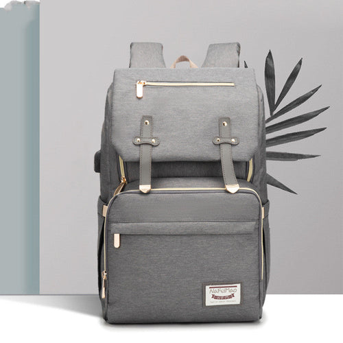 ALLFASHIONâ„?â€?MommyPro Oxford Diaper Backpack