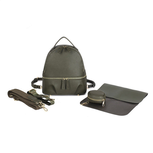 ALLFASHIONâ„?â€?MiniLeather UrbanMOM Backpack